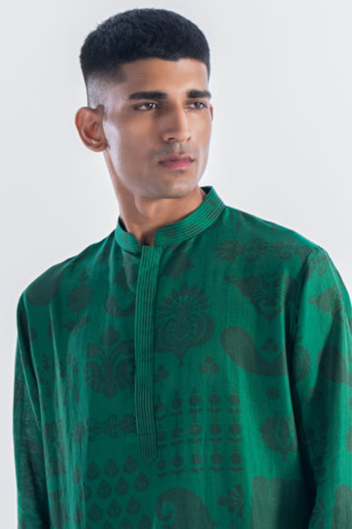 Emerald printed kurta set