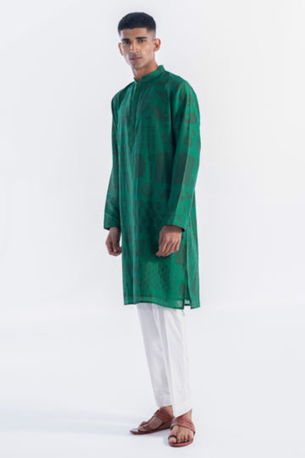 Emerald printed kurta set