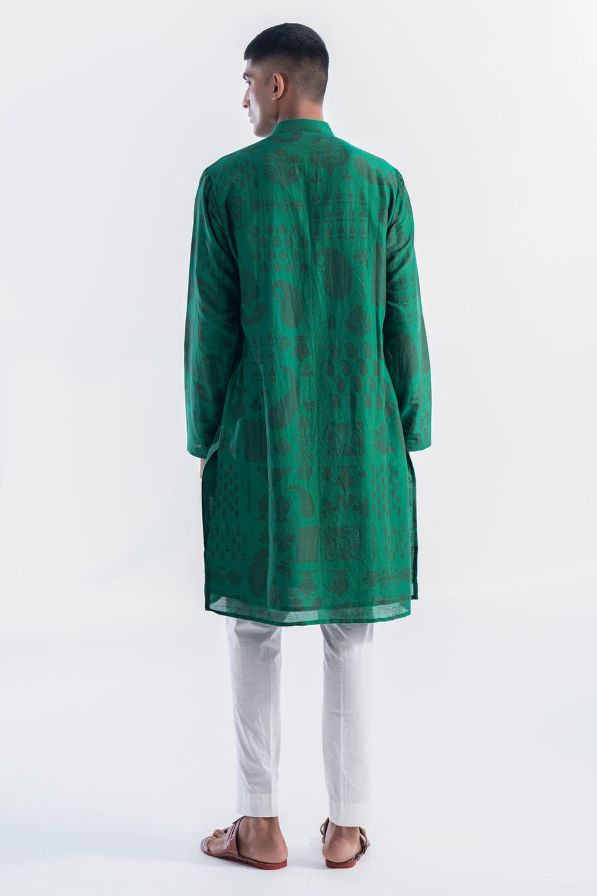 Emerald printed kurta set