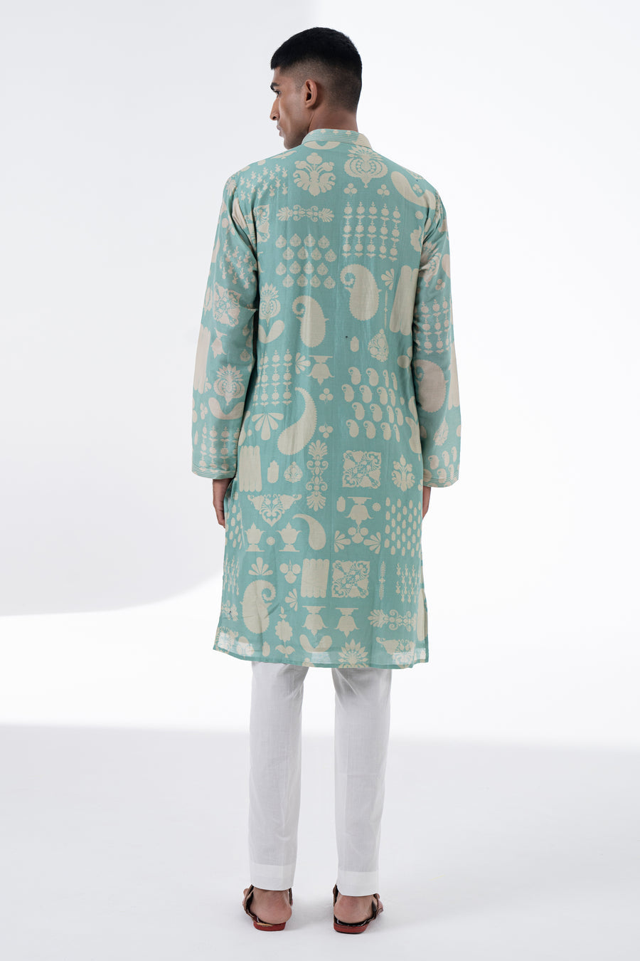 Sea surf printed kurta set