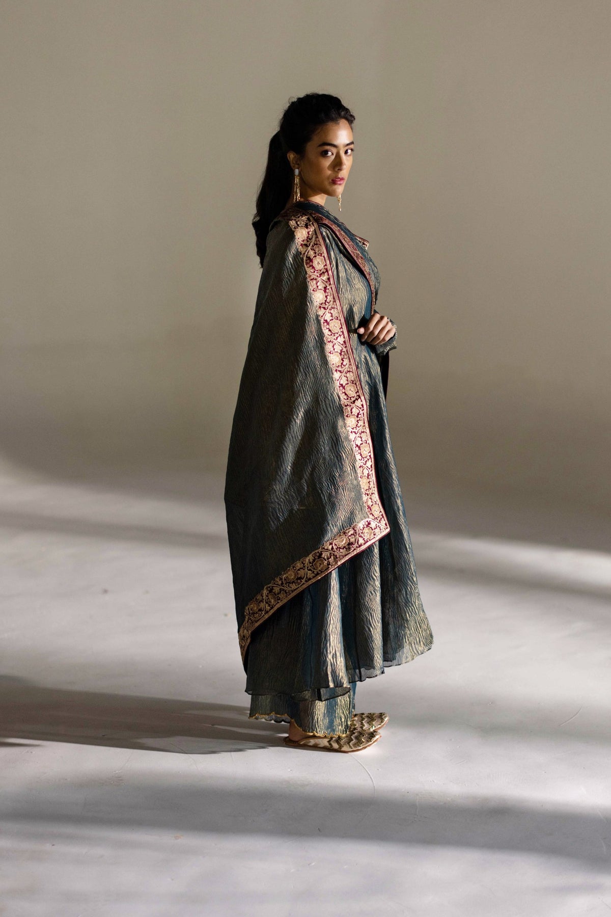 Marine Dupatta