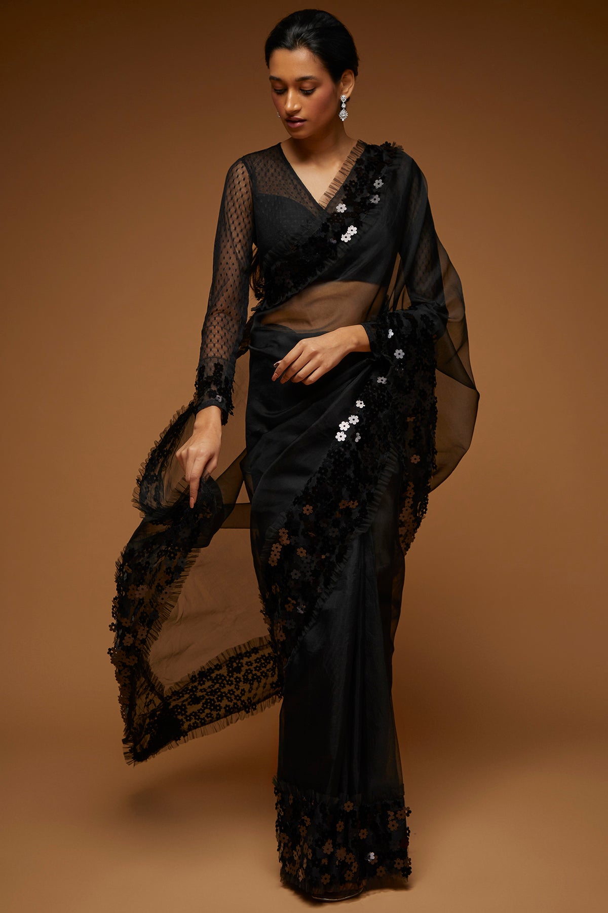 Black Nyx Saree Set