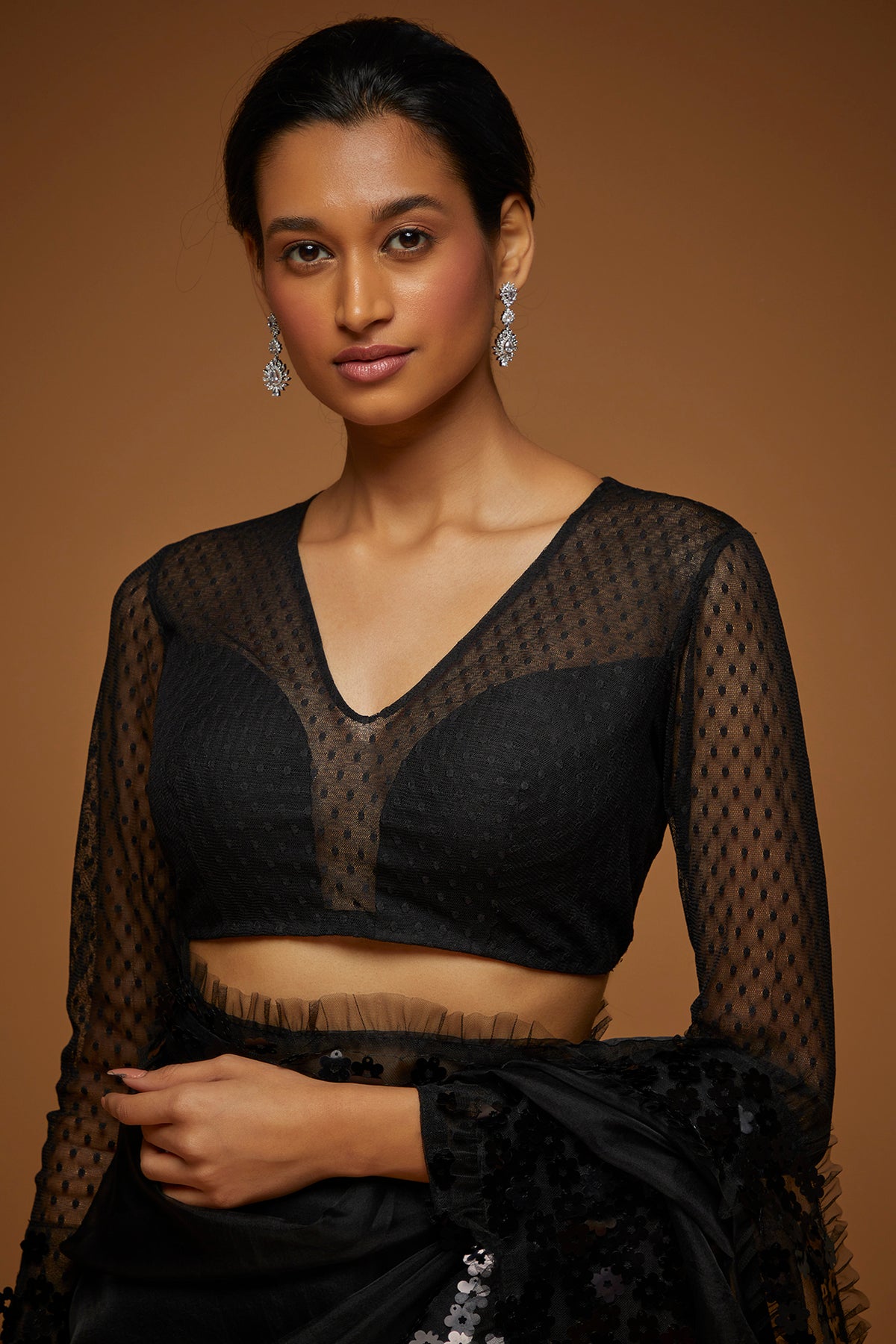 Black Nyx Saree Set