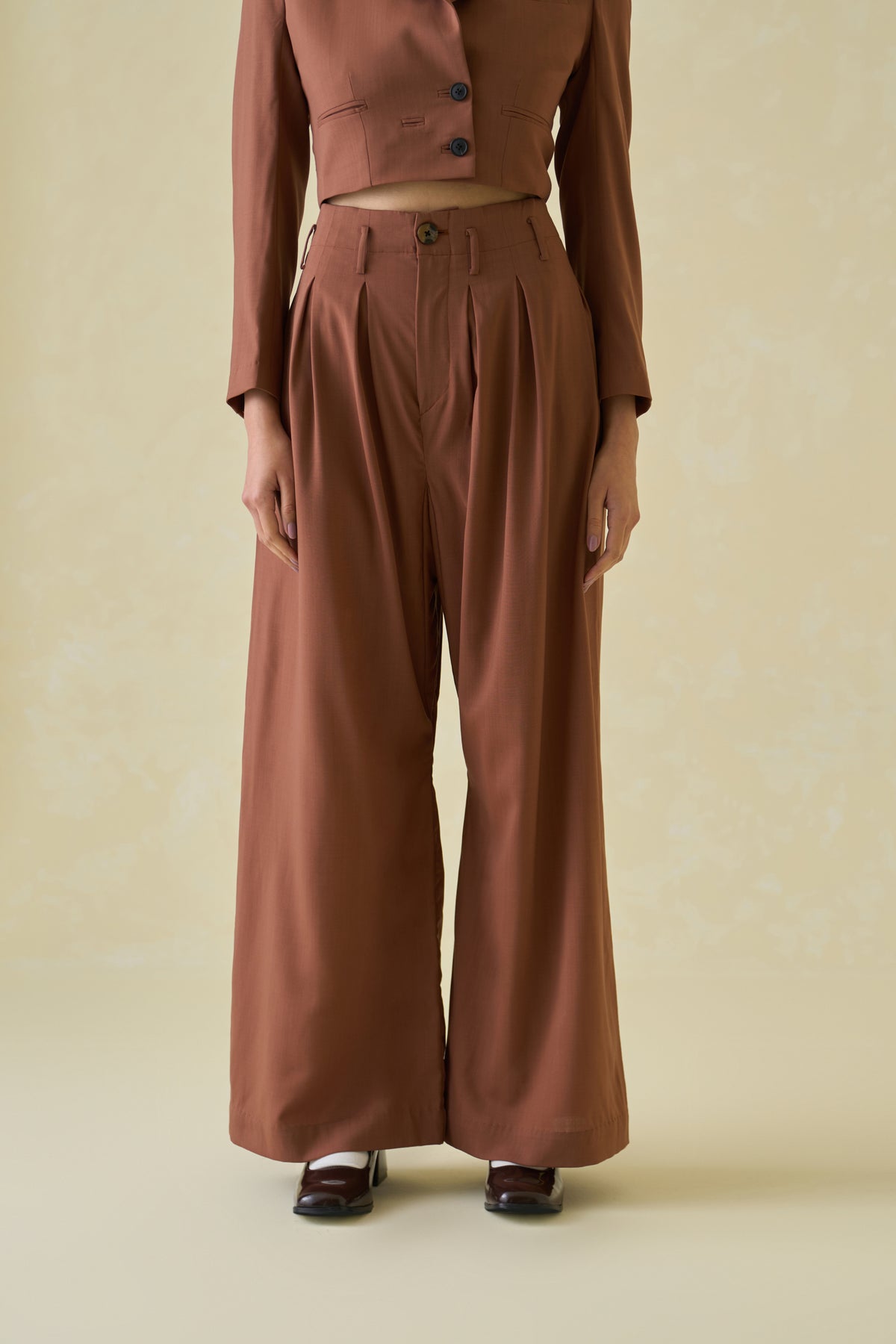 Mocha Suiting Trouser