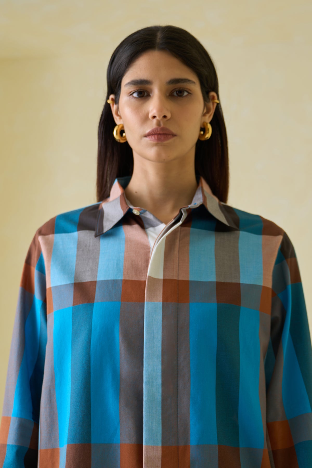 Madras Boxy Shirt