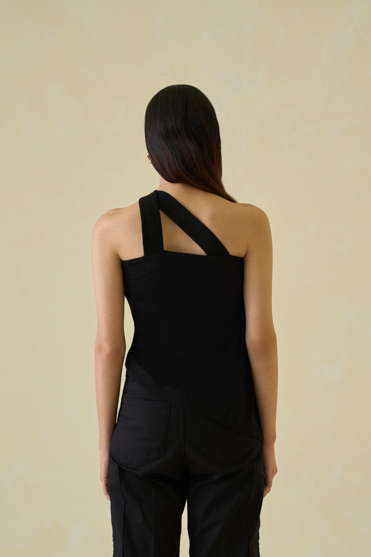 One Shoulder Draped Top