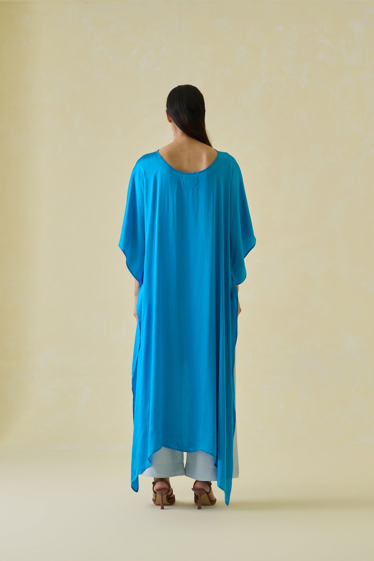 Deep Sky High Low Kaftan