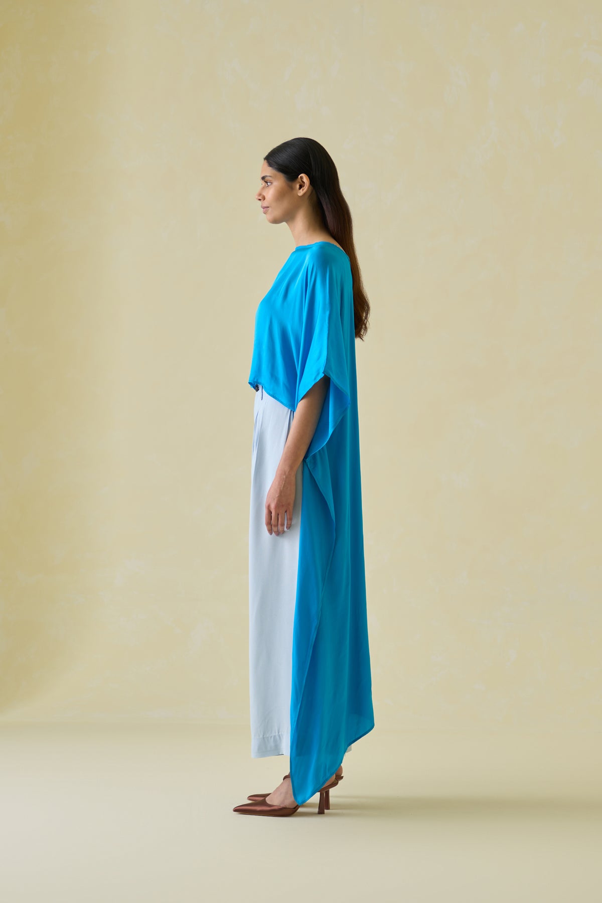 Deep Sky High Low Kaftan