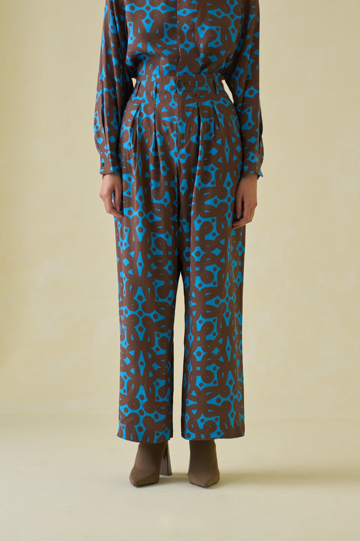 Mocha Kolam Trousers