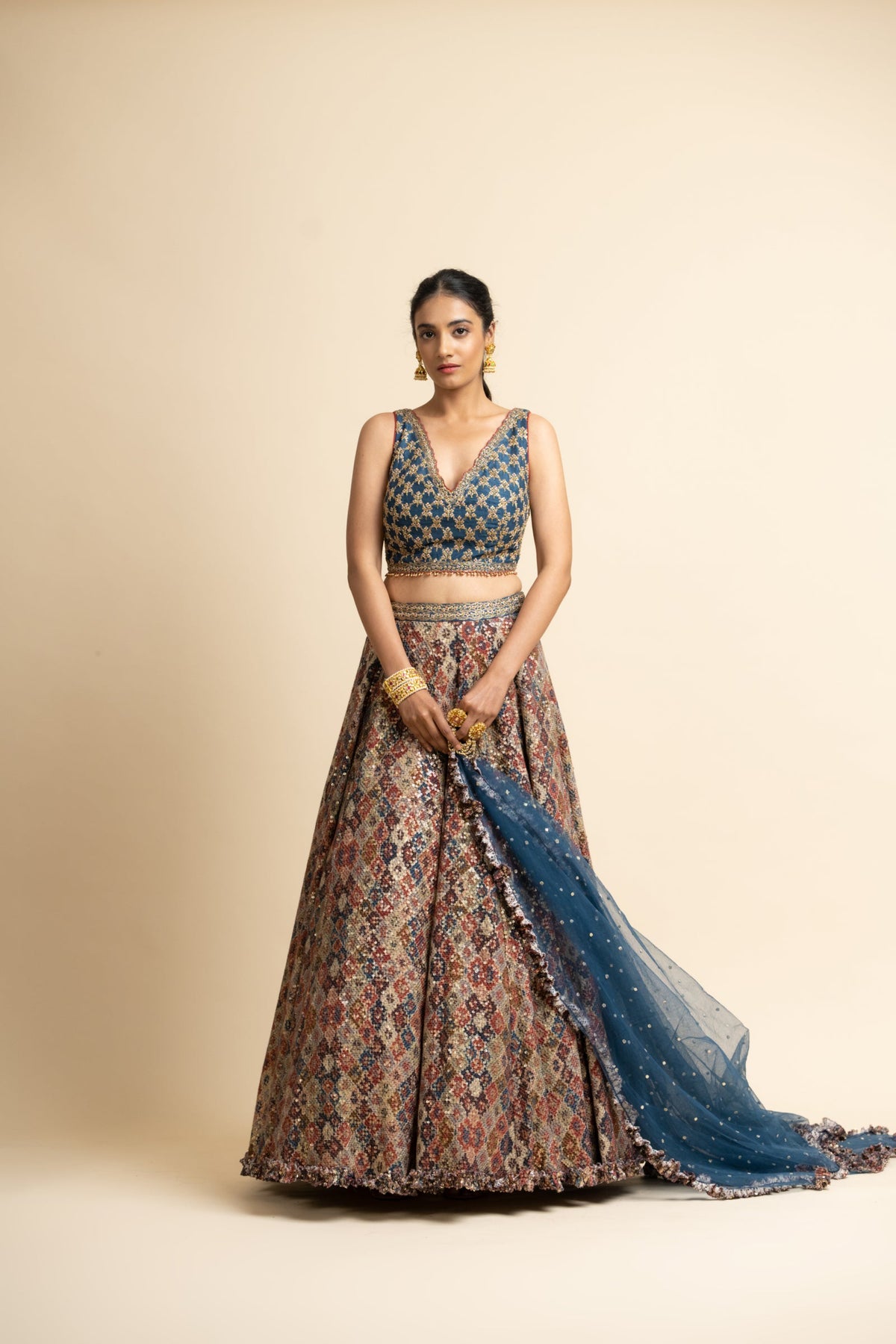 Peacock Lehenga Choli Set