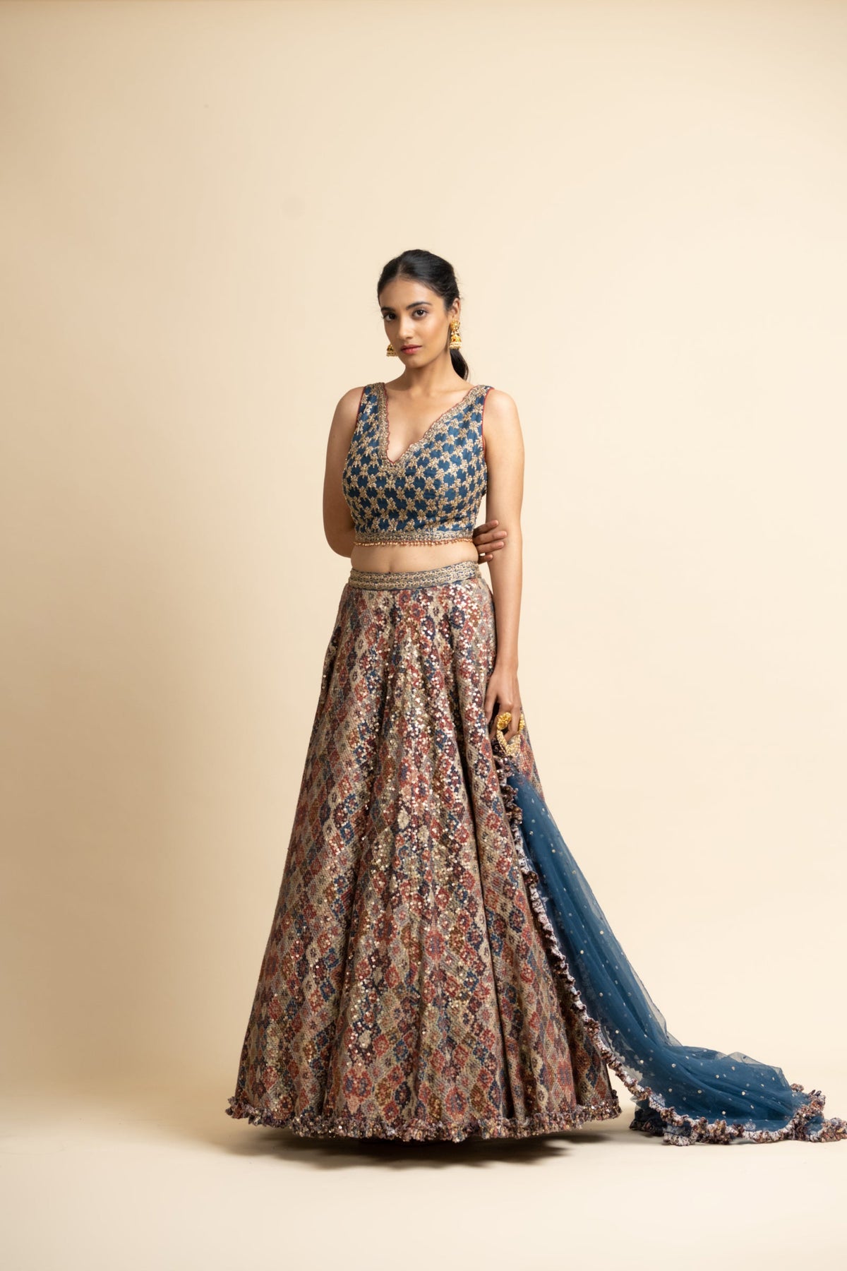 Peacock Lehenga Choli Set