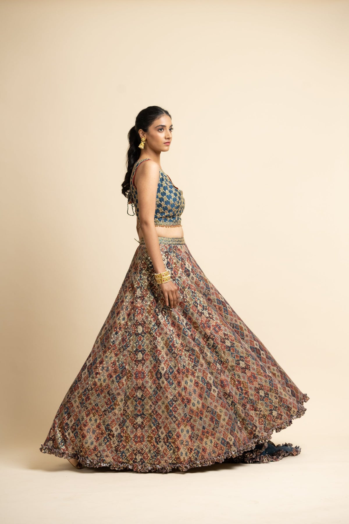 Peacock Lehenga Choli Set