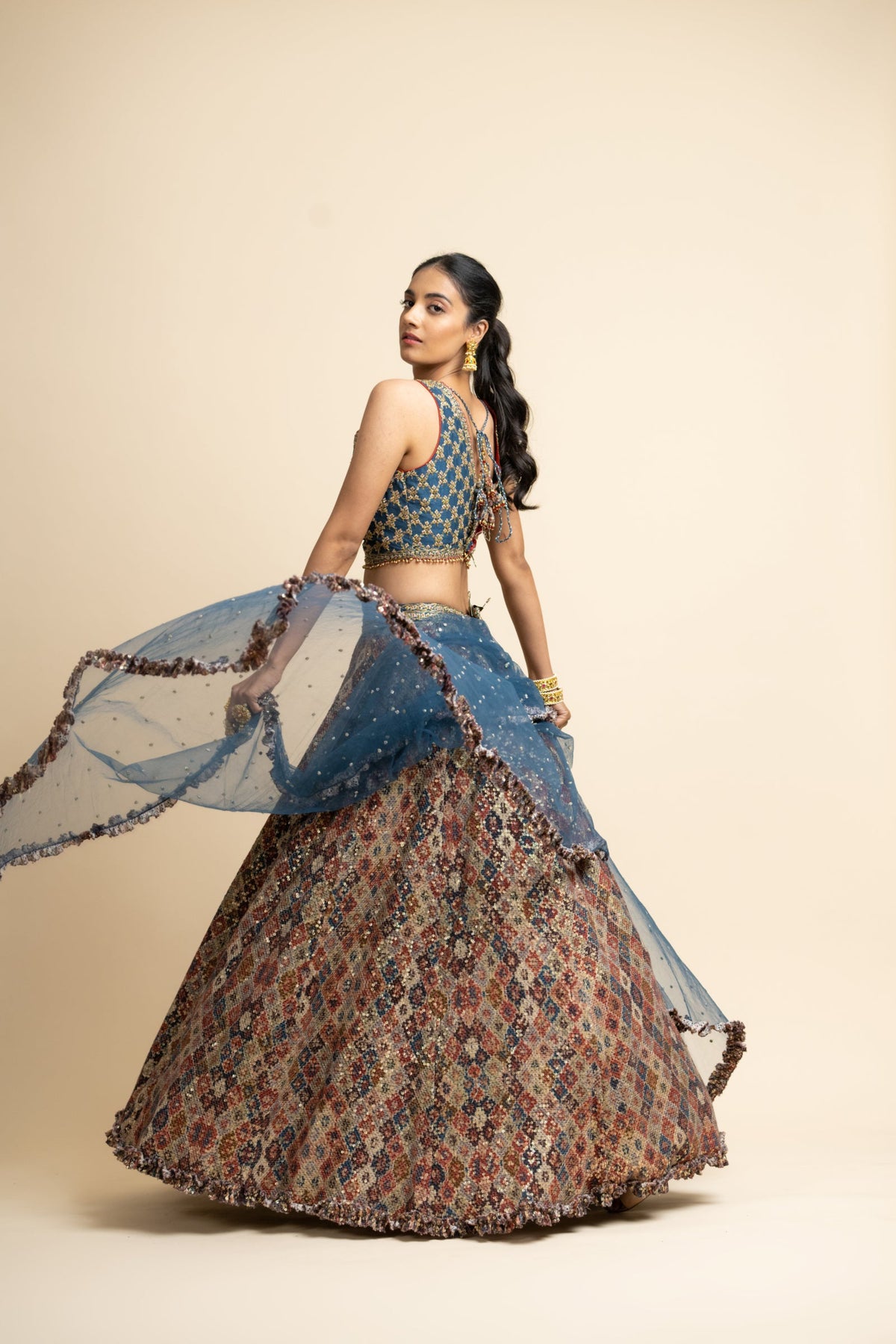 Peacock Lehenga Choli Set