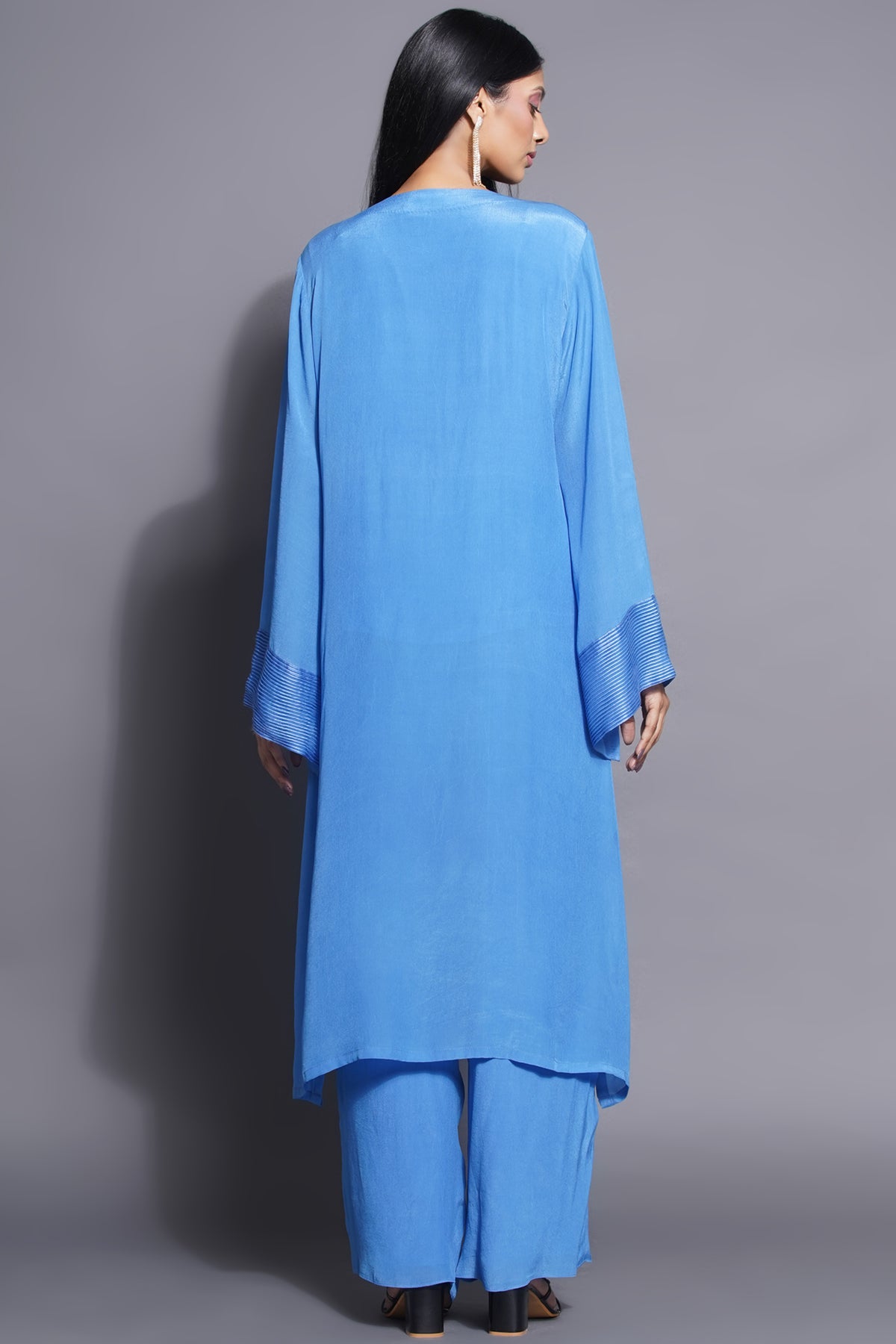 Royal Blue Kurta With Palazzo