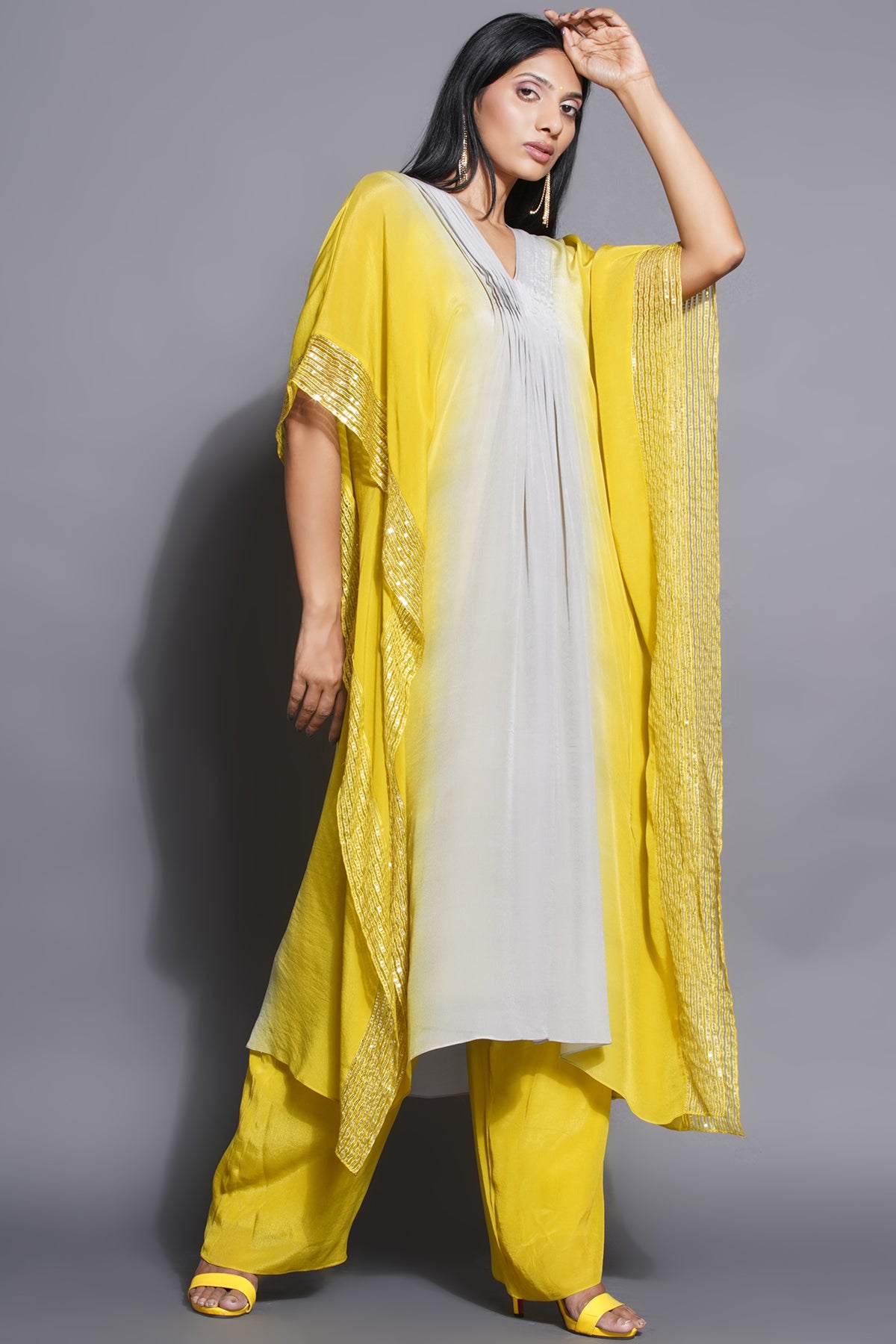 Kaftan Kurta With Palazzo