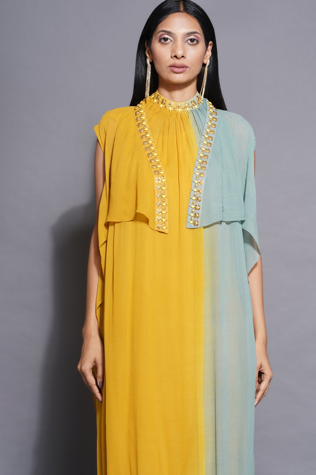 Ombre Majestic Yellow Jumpsuit