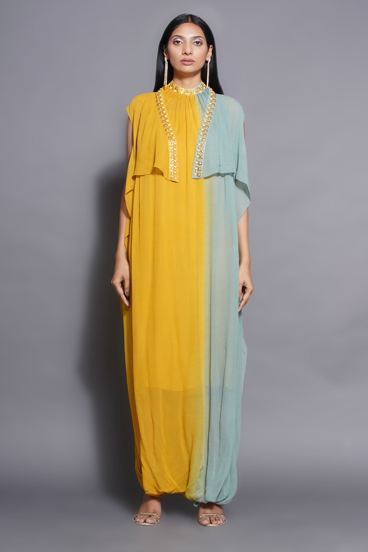 Ombre Majestic Yellow Jumpsuit