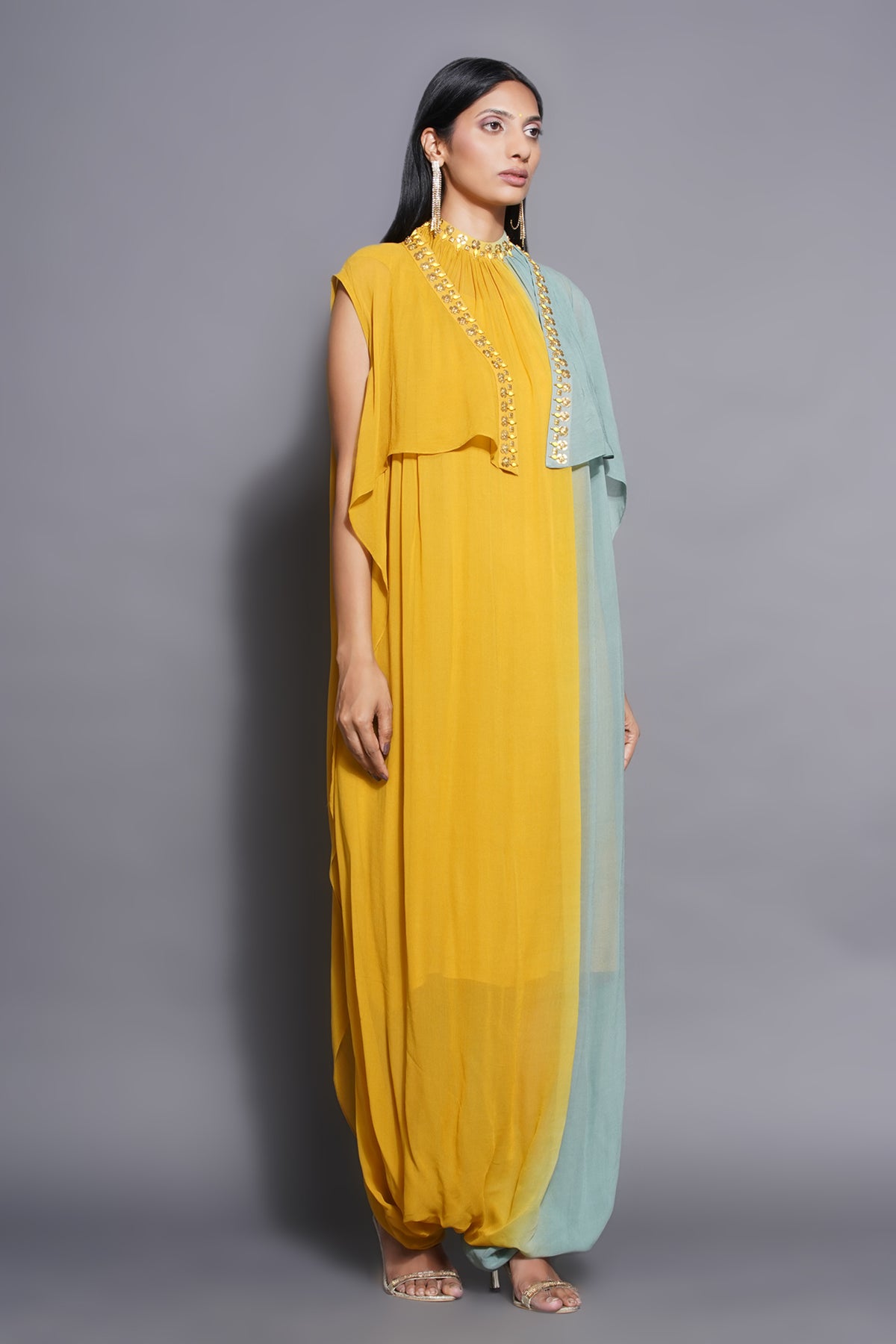 Ombre Majestic Yellow Jumpsuit