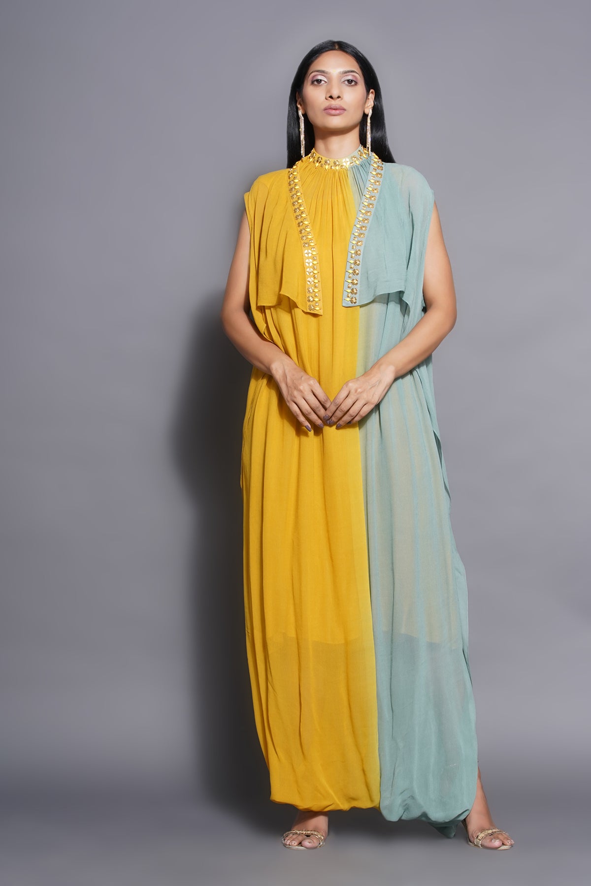 Ombre Majestic Yellow Jumpsuit