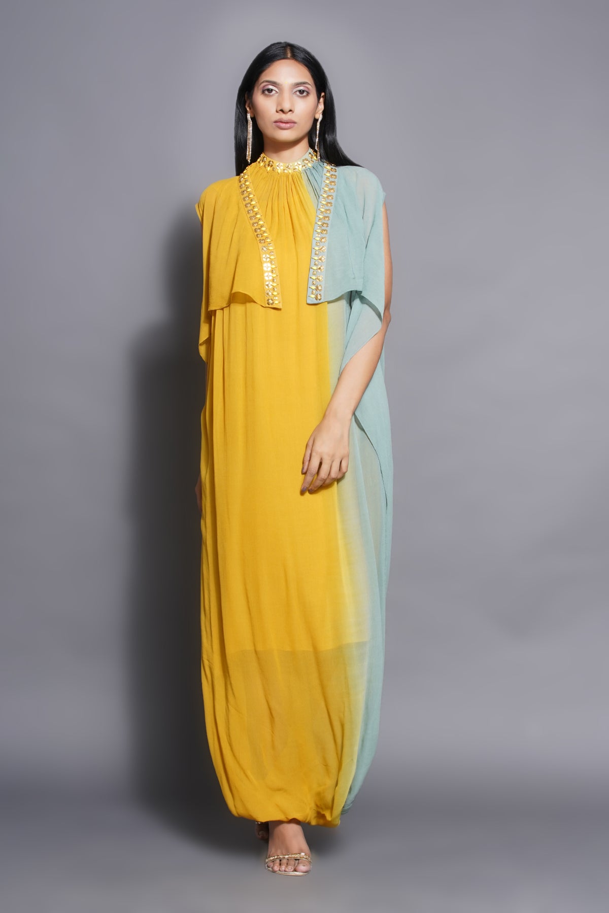 Ombre Majestic Yellow Jumpsuit