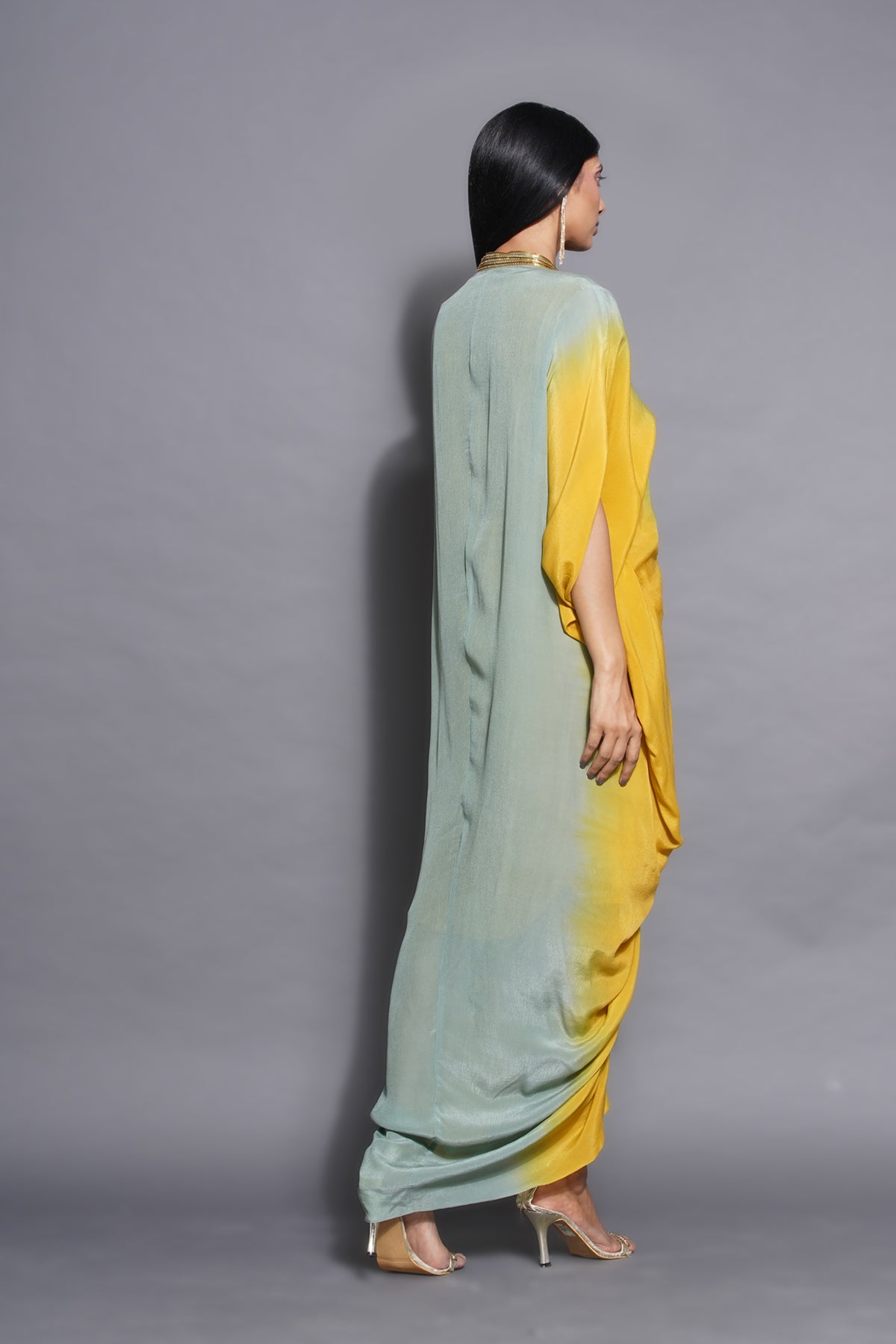 Strained Majestic Yellow Kaftan