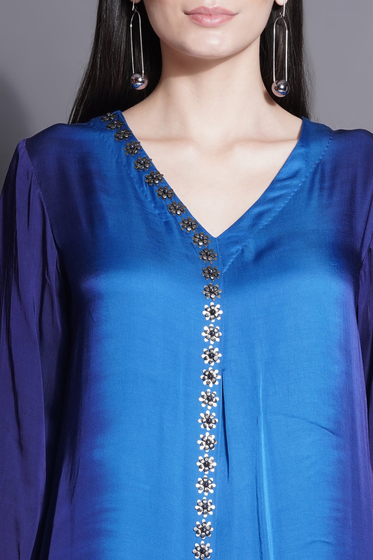 Royal Blue Kurta Coordinated Set