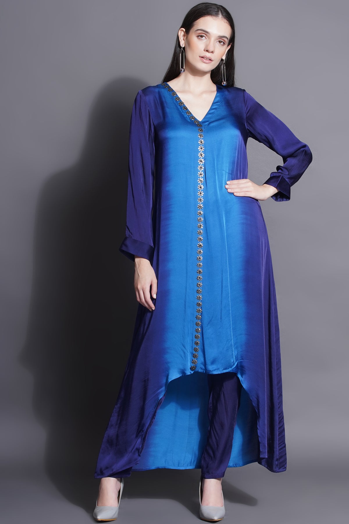 Royal Blue Kurta Coordinated Set