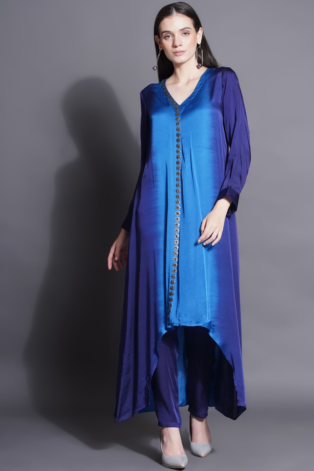 Royal Blue Kurta Coordinated Set