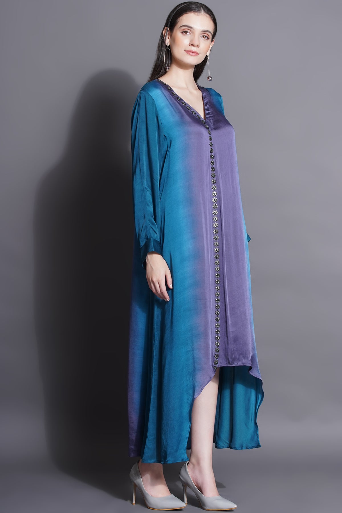 Ocean Blue Kurta Coordinated Set