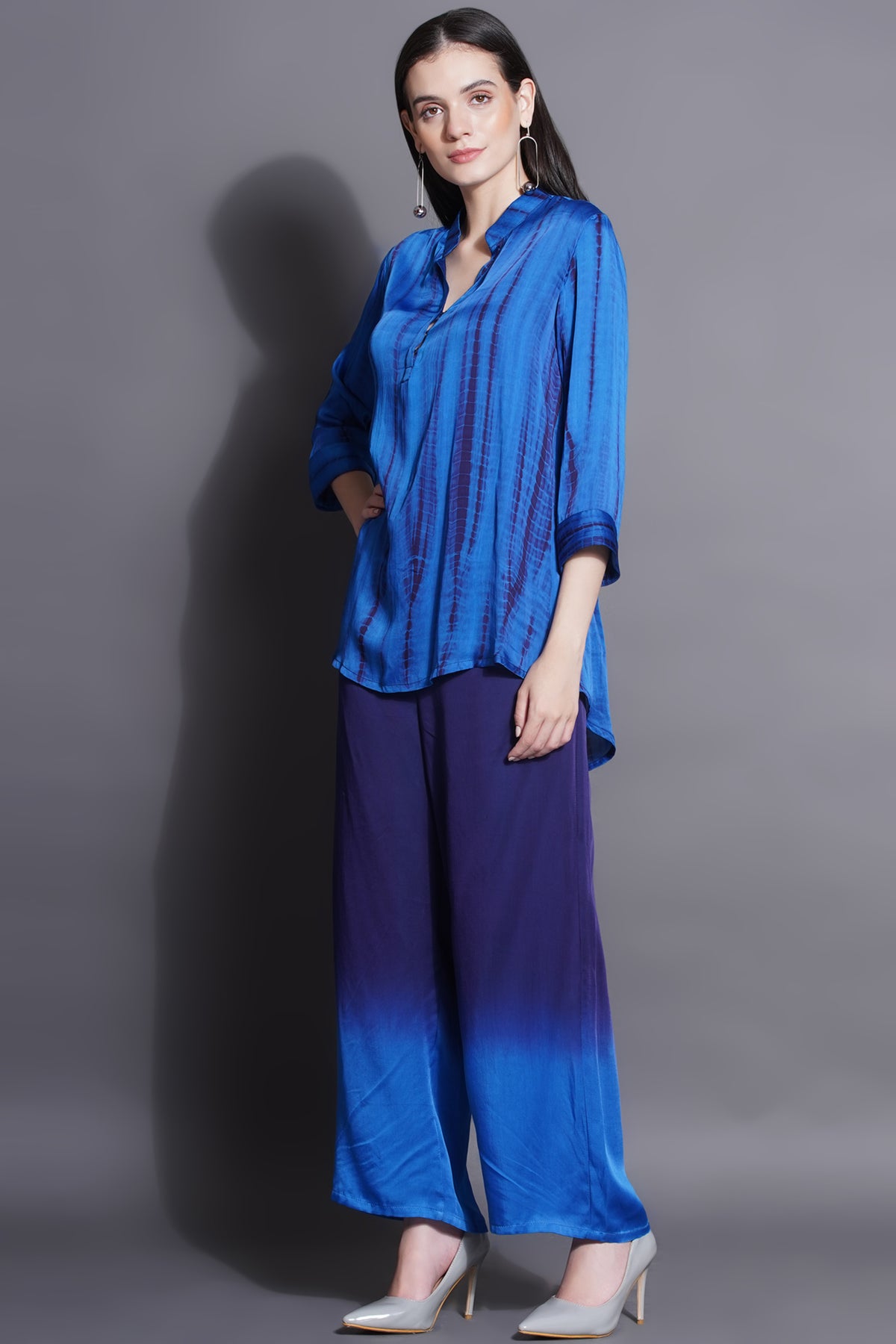 Shibori Royal Blue Coordinated Set