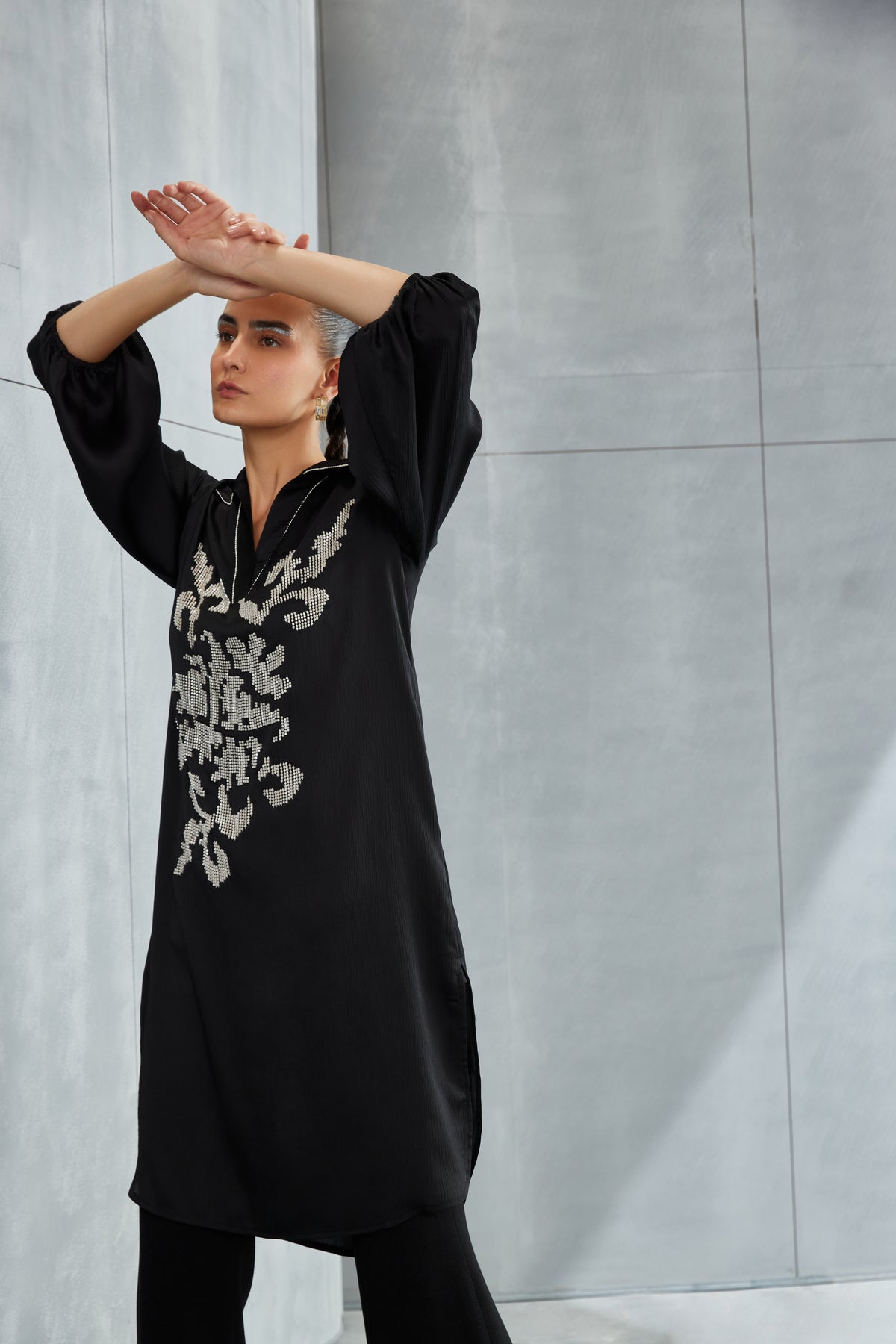 Moon Flower Straight tunic