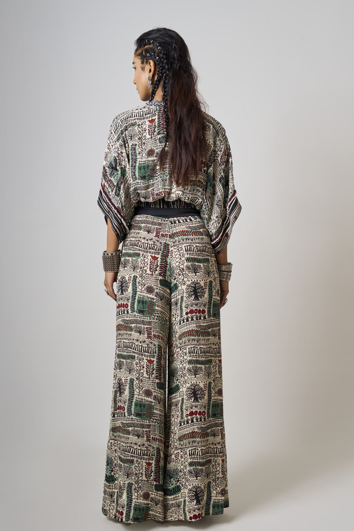 Off-white Embroidered Co-ord Set