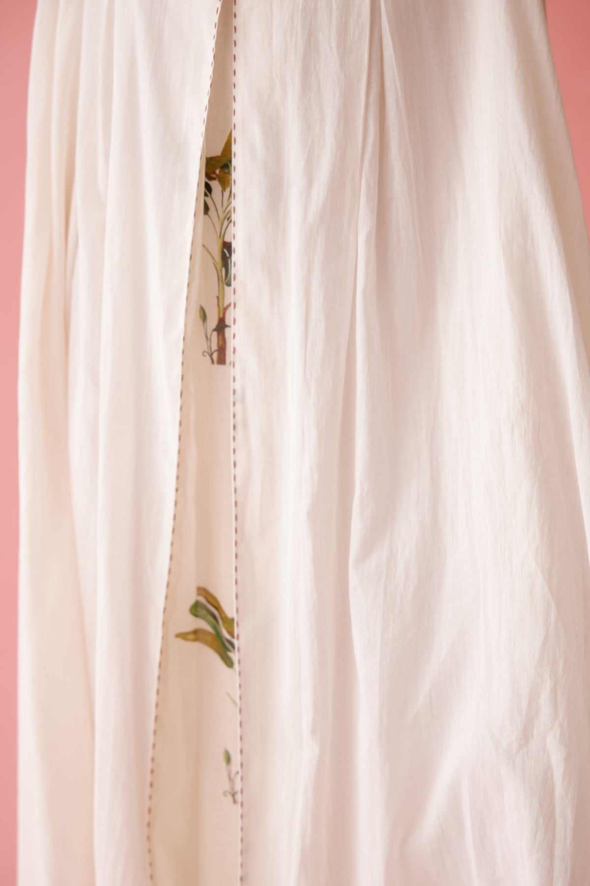 Cream A-line Maxi Dress