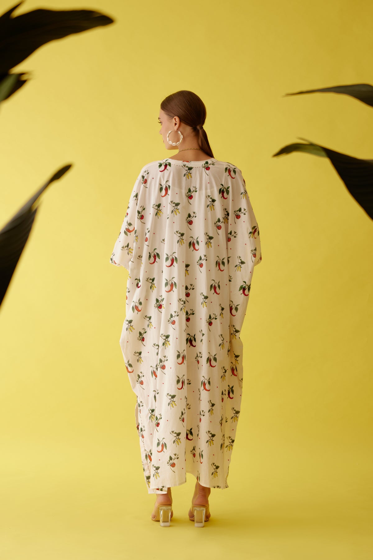 Off-white Chilli Print Kaftan