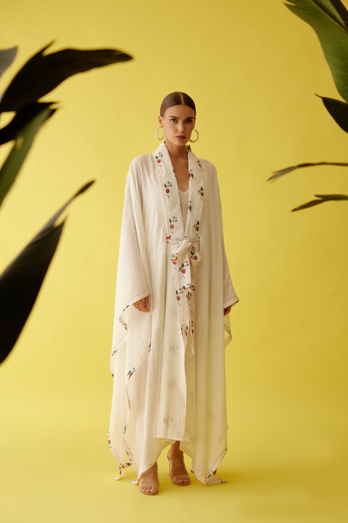 Cream Kimono Sleeves Overgarment