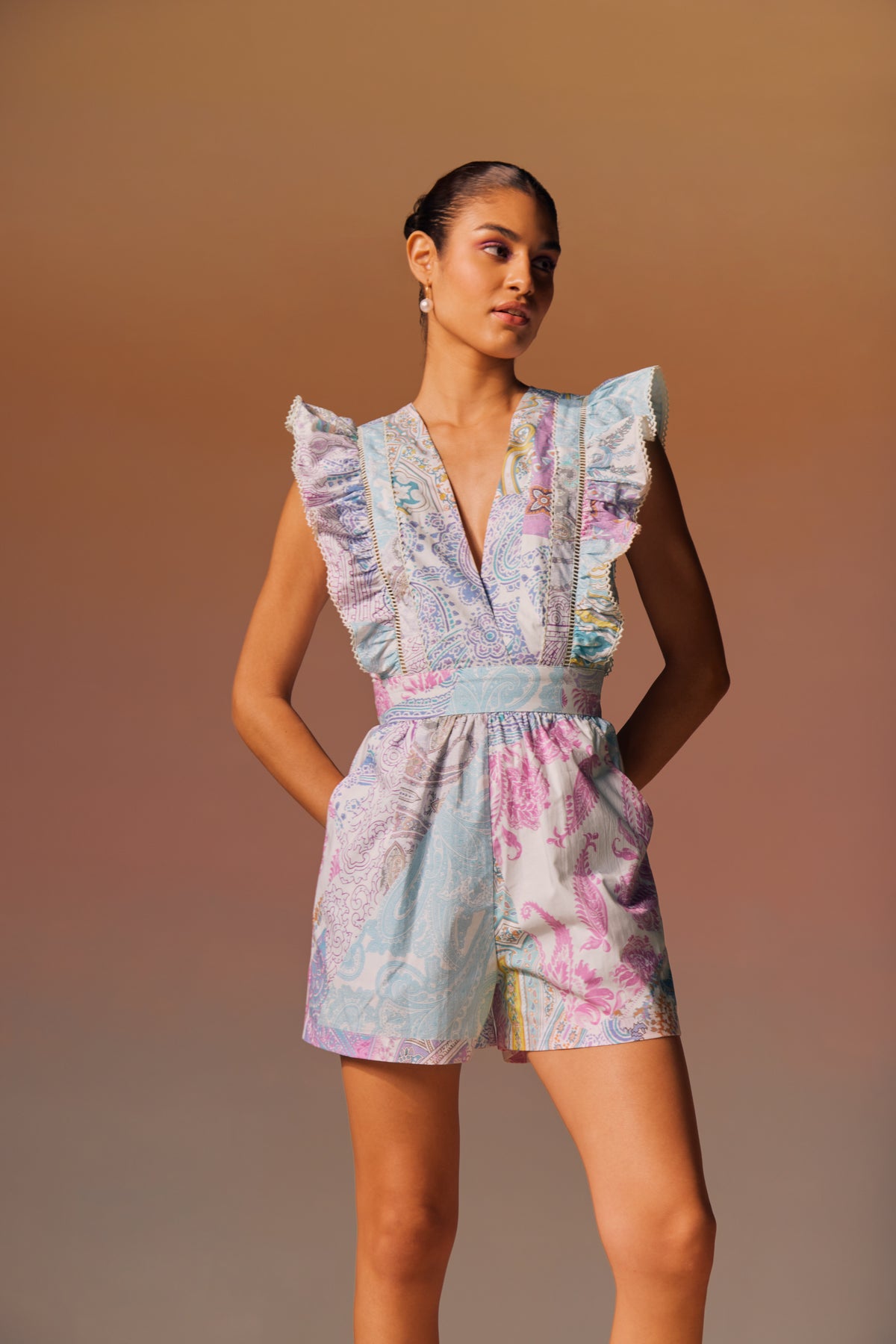 Paisley Dahlia Playsuit