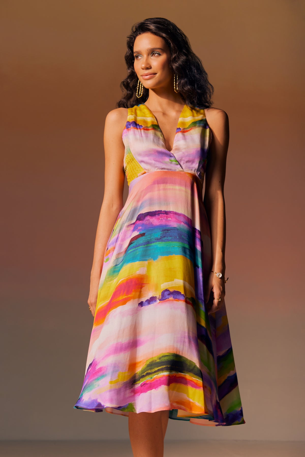 Sunset Faith Midi Dress