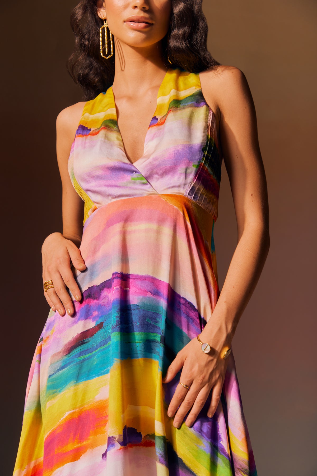 Sunset Faith Midi Dress