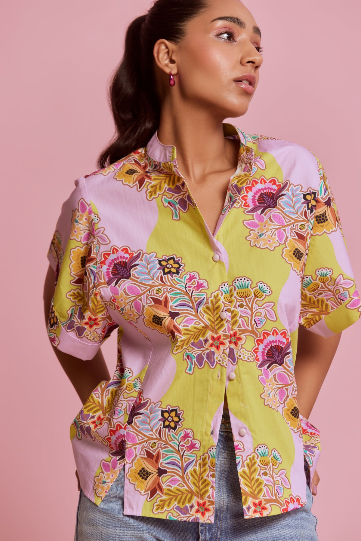 Floral Vine Margot Shirt