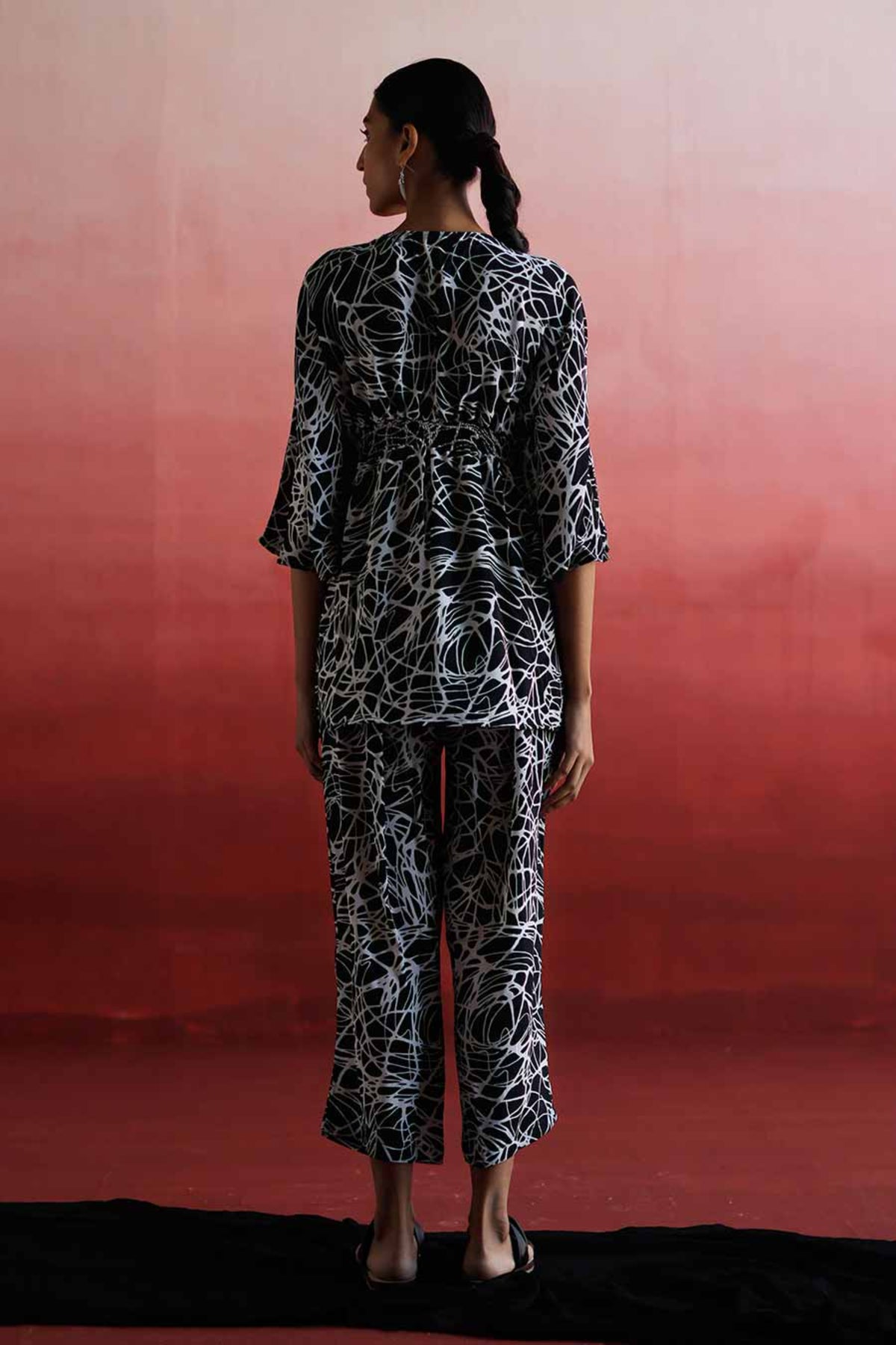 Zhen Smocking Top &amp; Pant Co-ord Set