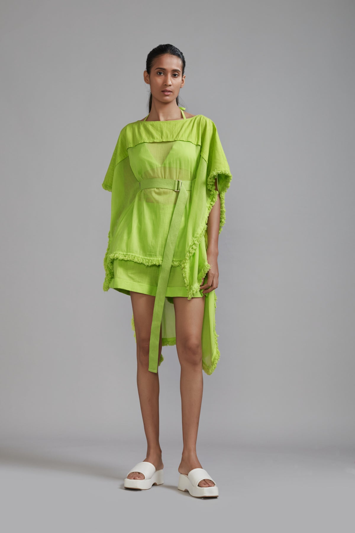 Neon Green Kaftan Co ords Set