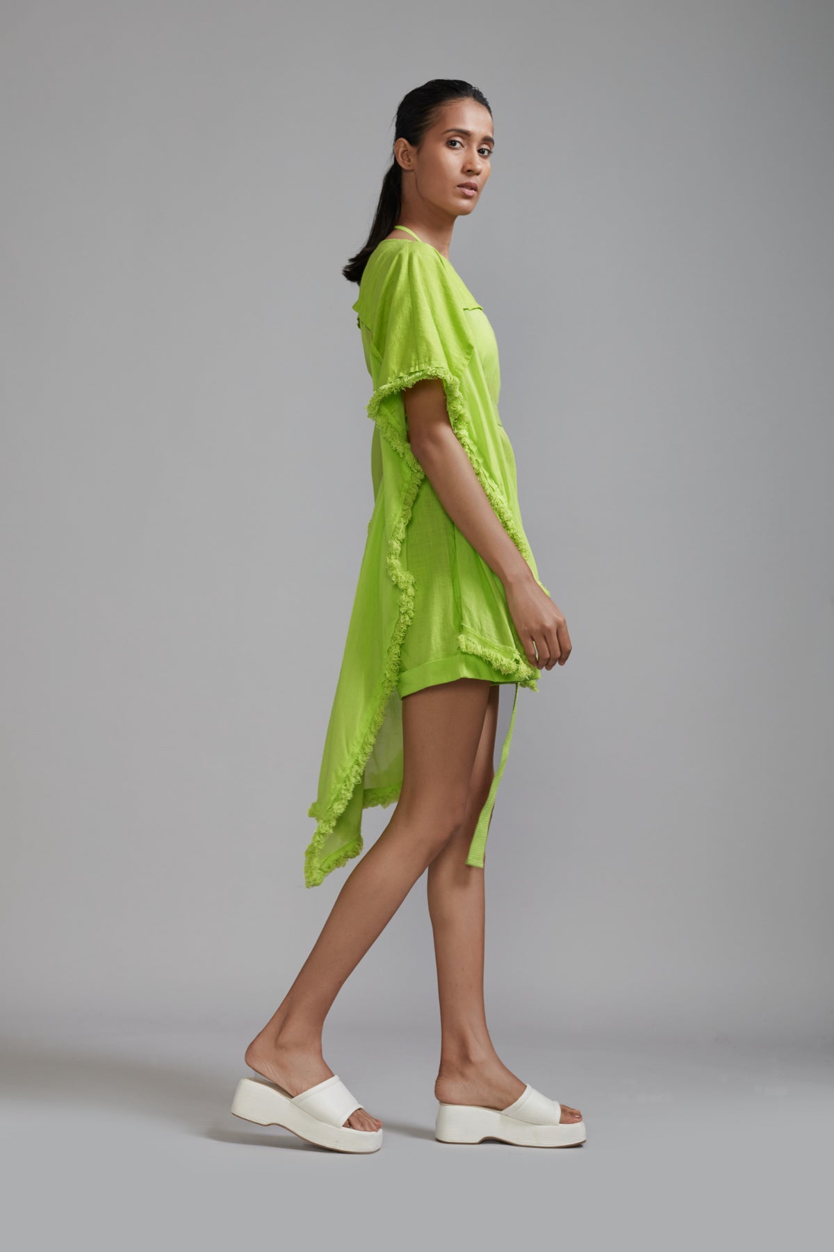 Neon Green Kaftan Co ords Set