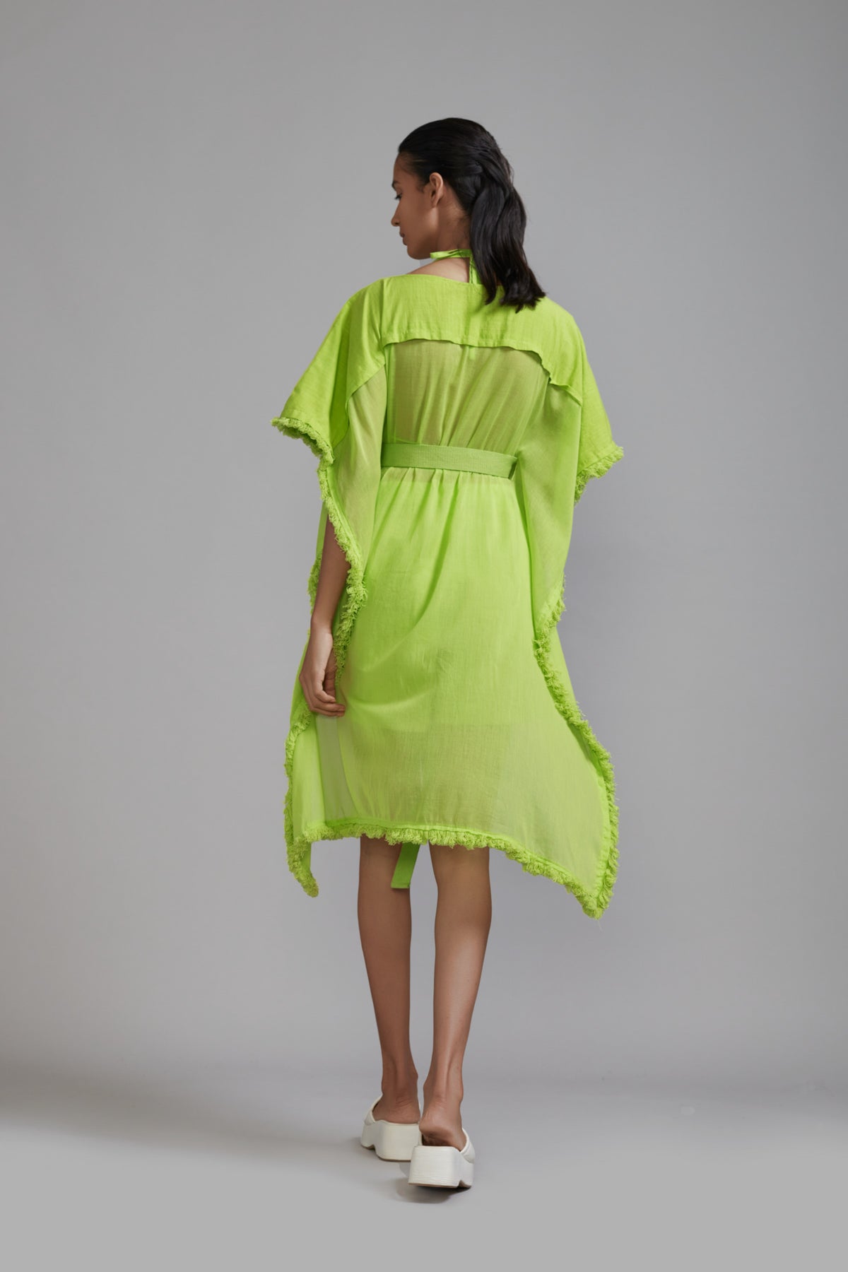 Neon Green Kaftan Co ords Set