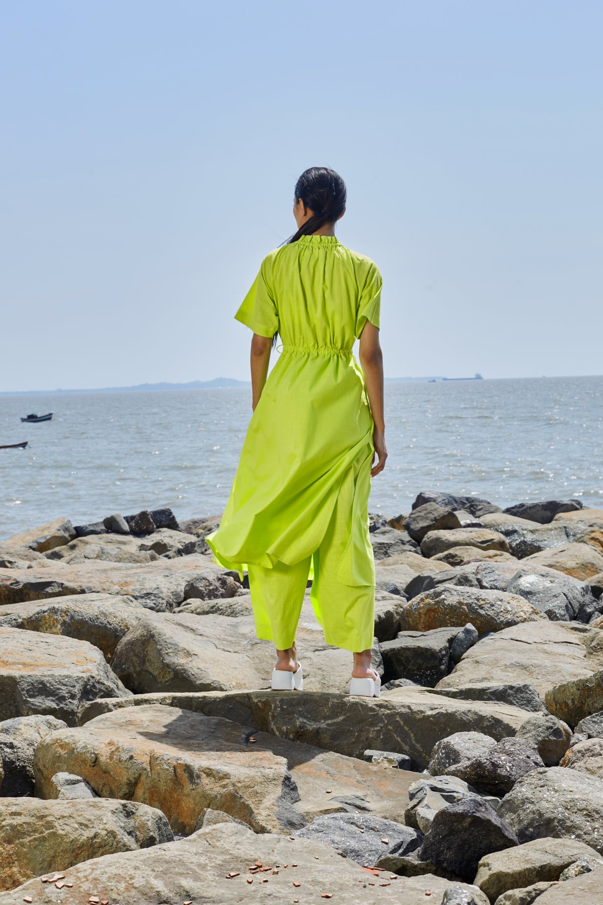 Neon Green Tora Tunic