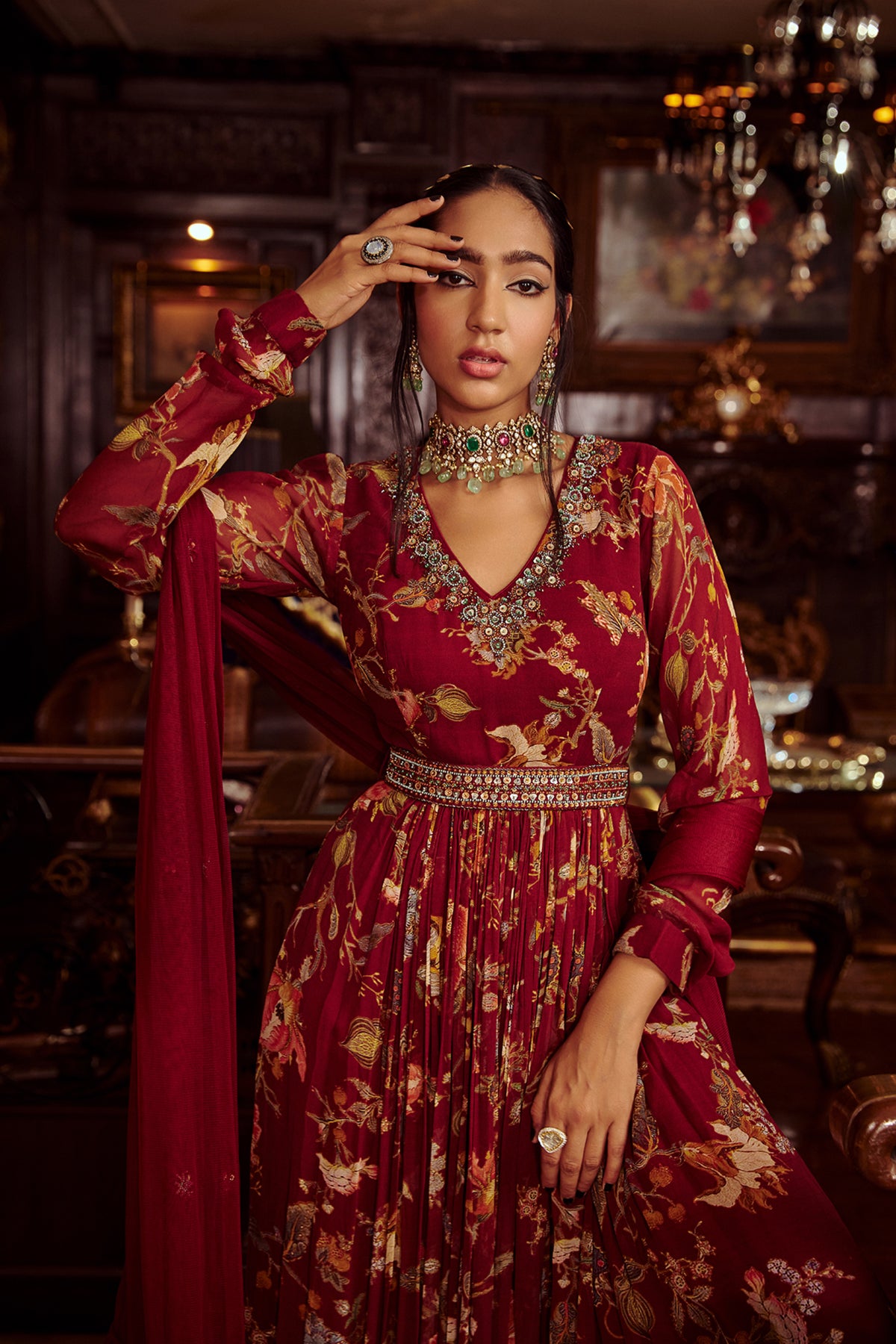 Kiyara anarkali set