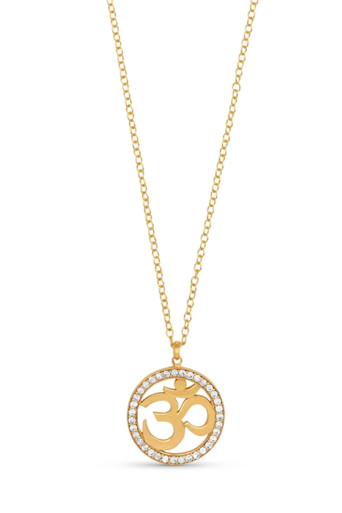 Om Golden Necklace