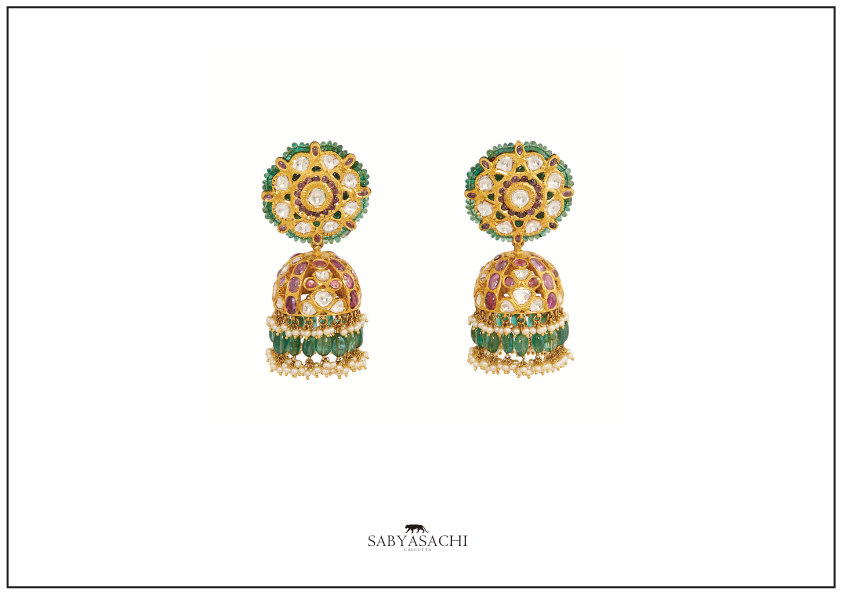 22k Gold Traditional jhumkas