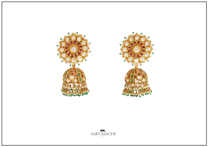 22k Gold Traditional jhumkas