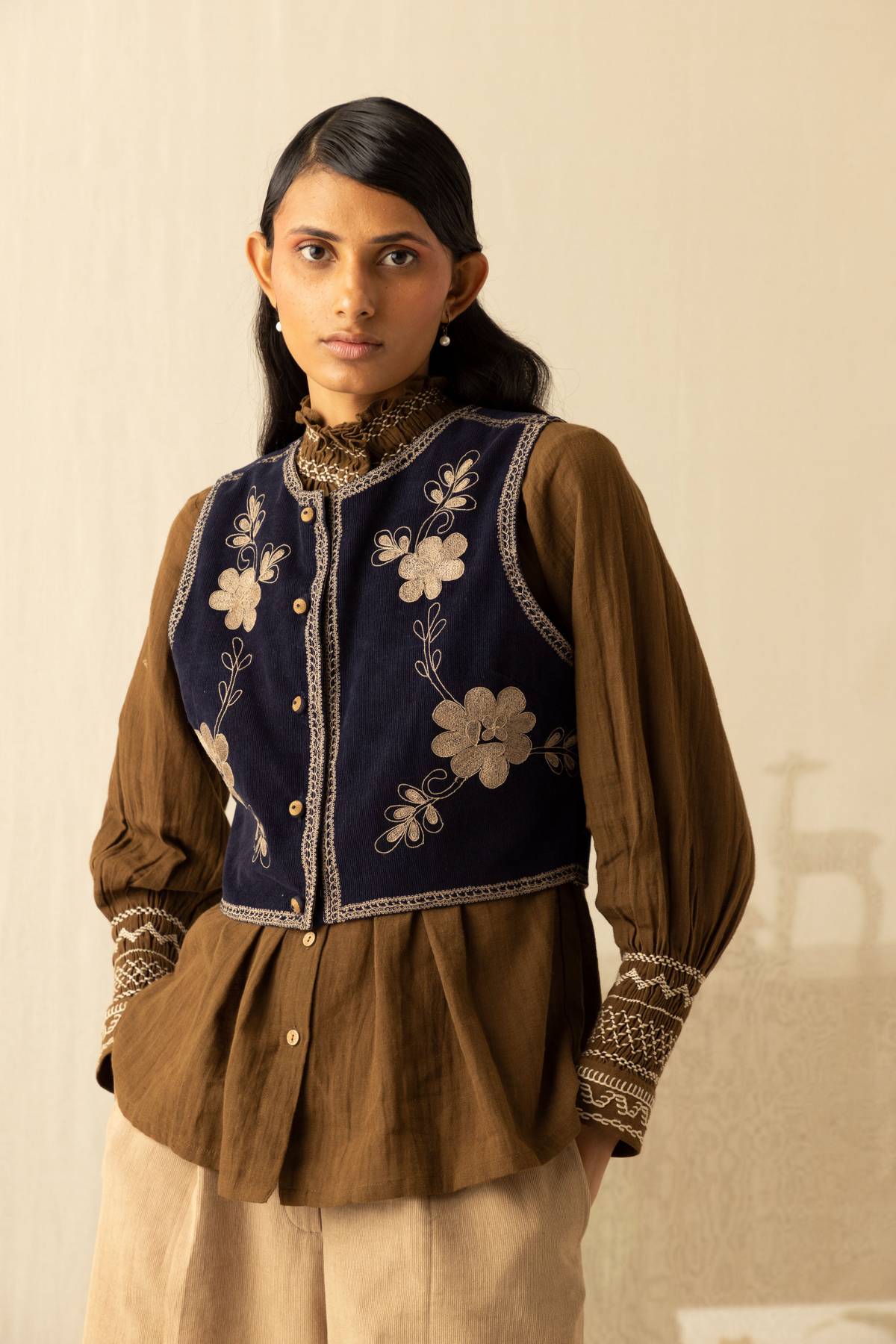 Ornate Gilet Set