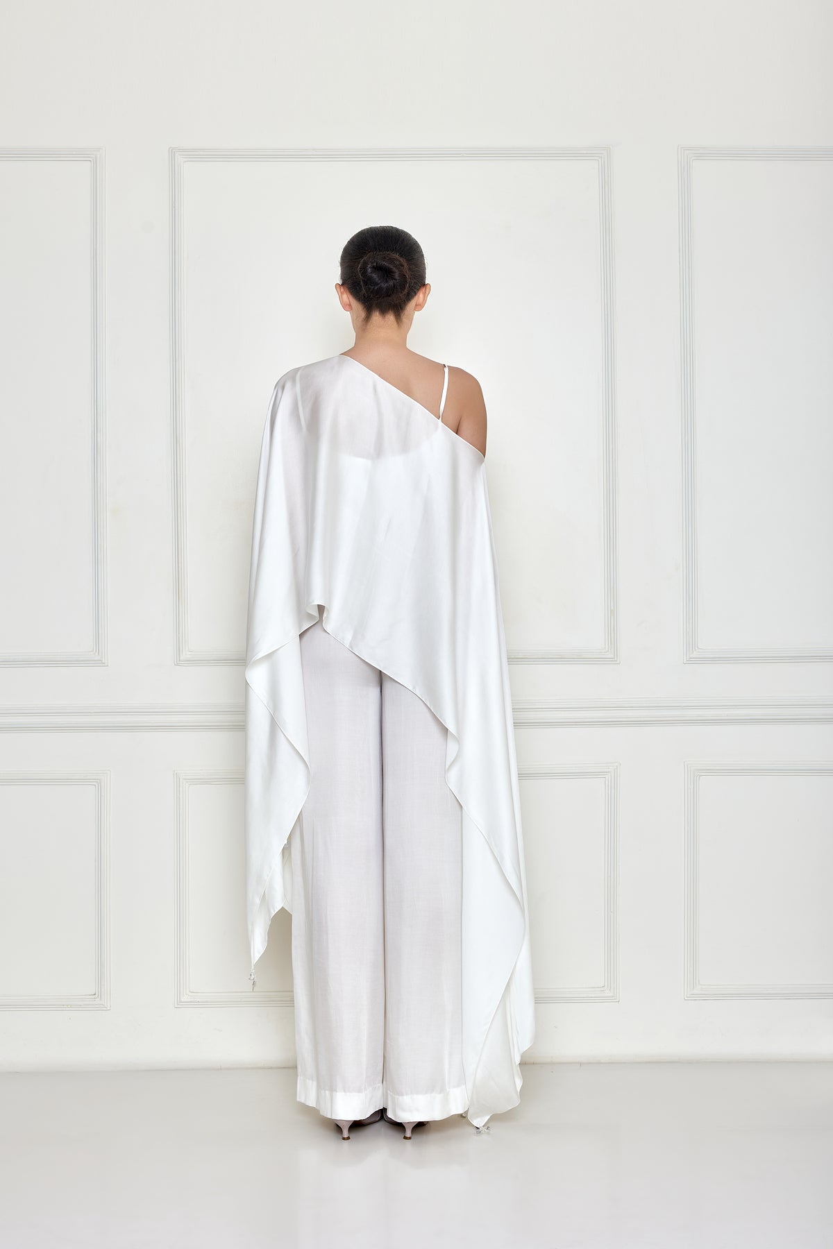 Frost White Over Layer Jumpsuit